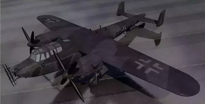 Dornier Do-217N-2 Nachtjager 3D model