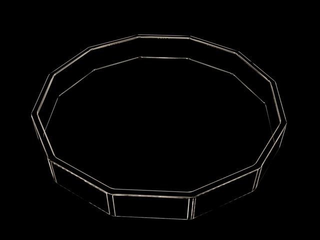 New British Pound Coin Low-poly 3D model_7