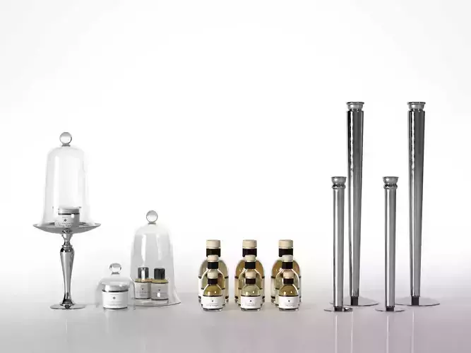 Sets of Domes Essential Oils and Candle Holders