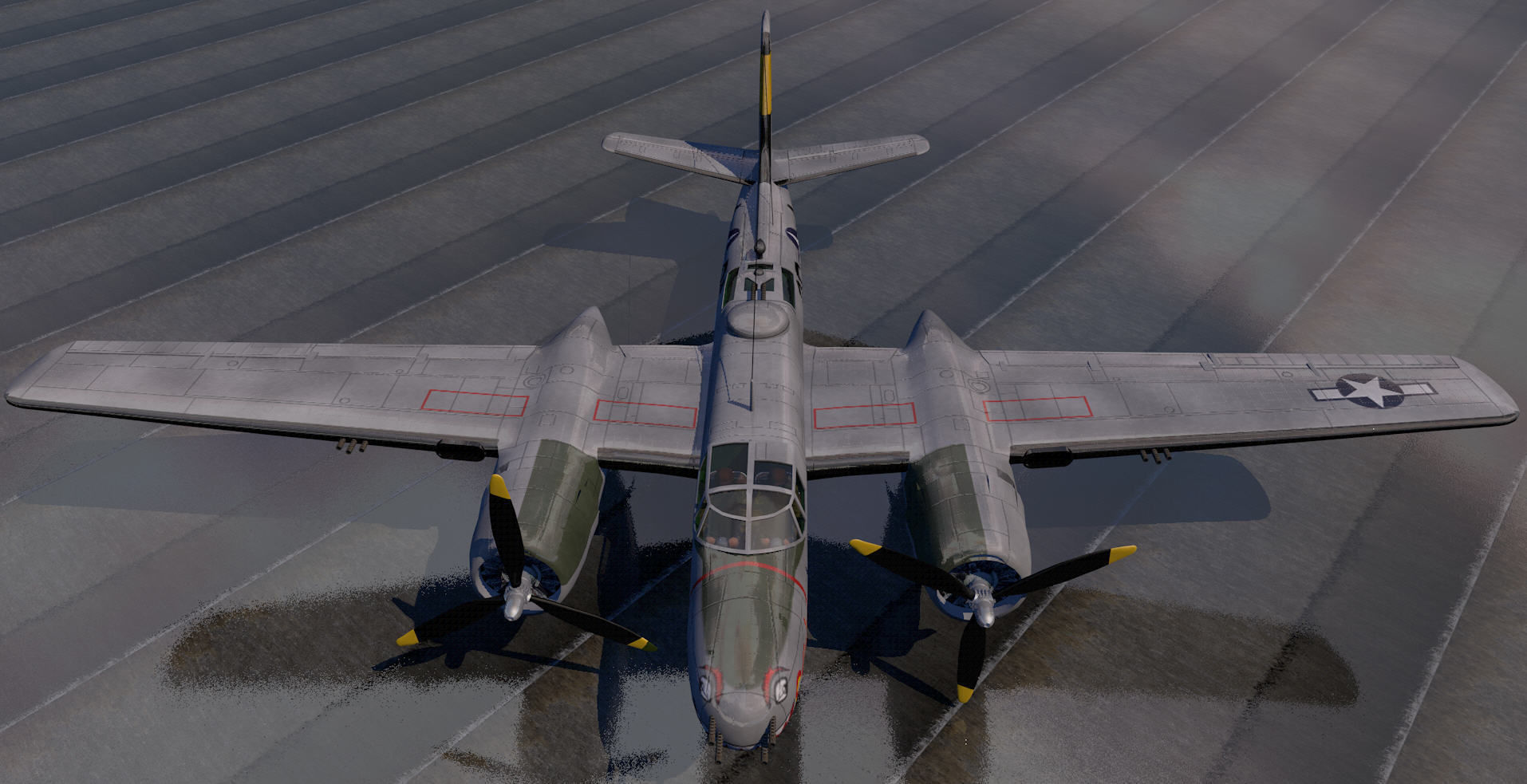 Douglas A-26B Invader 3D model_4