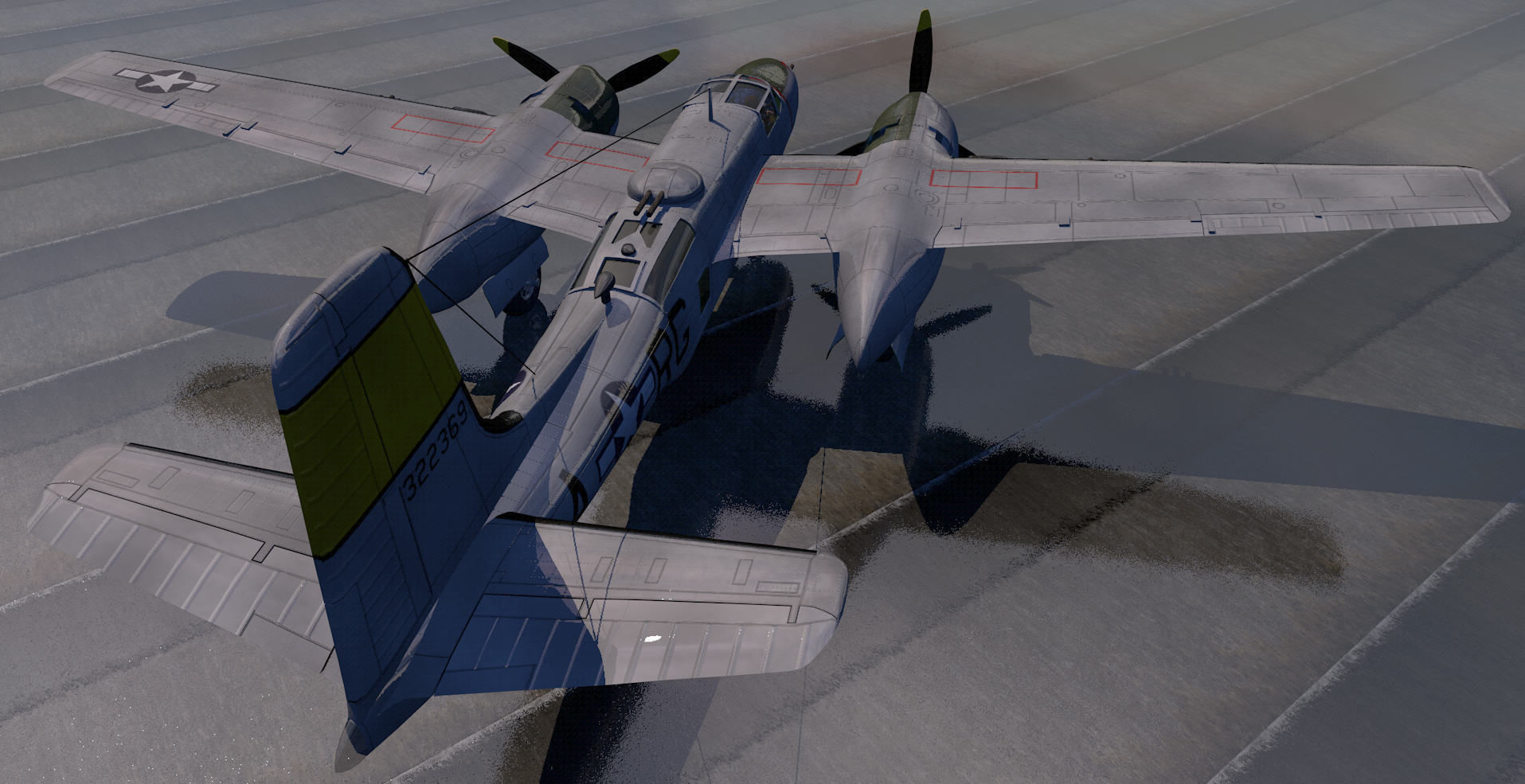 Douglas A-26B Invader 3D model_6