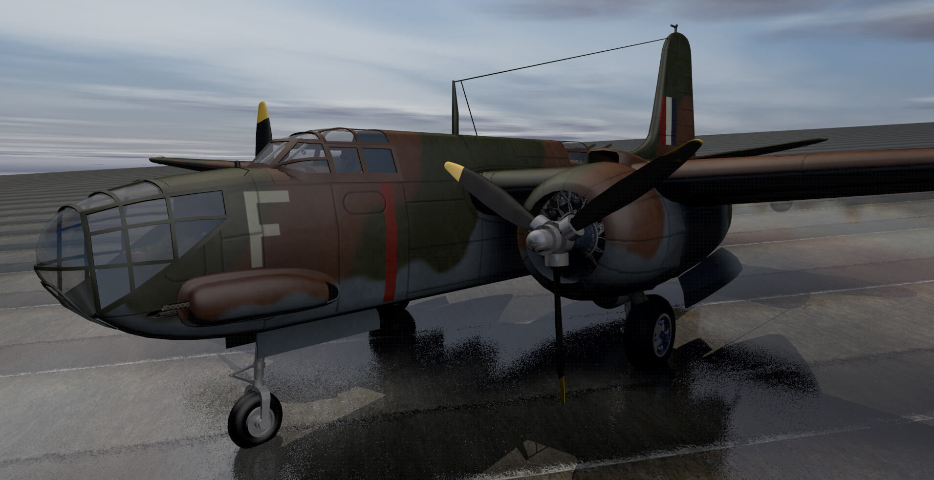 Douglas Boston Mk-3 - A-20B 3D model_3