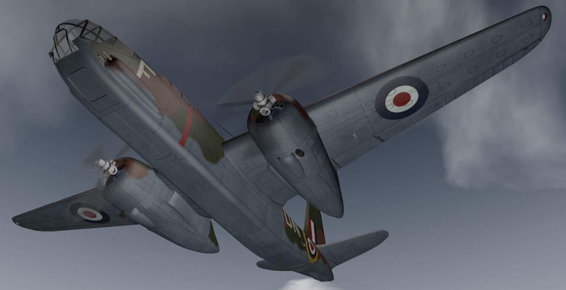 Douglas Boston Mk-3 - A-20B 3D model_11