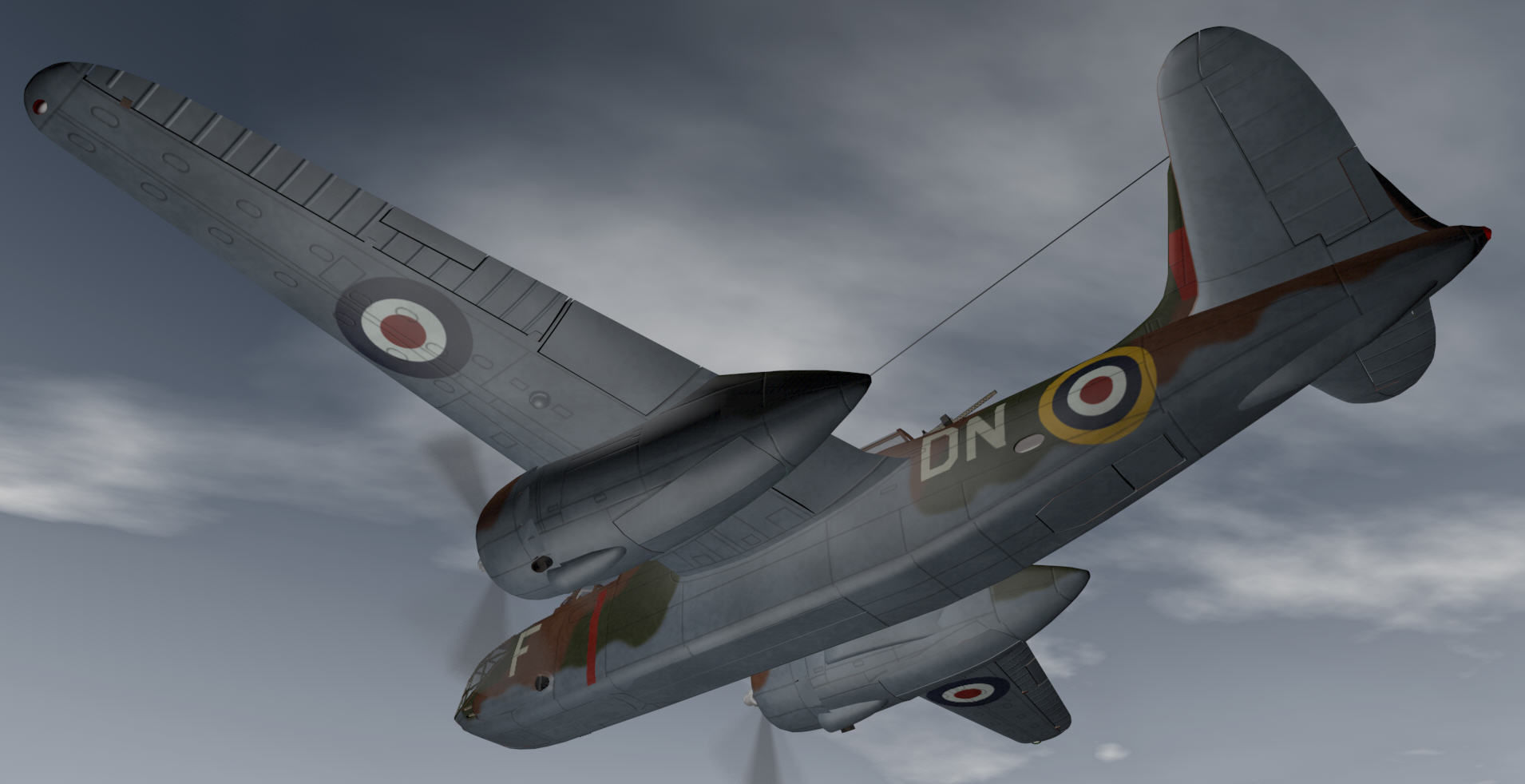 Douglas Boston Mk-3 - A-20B 3D model_8