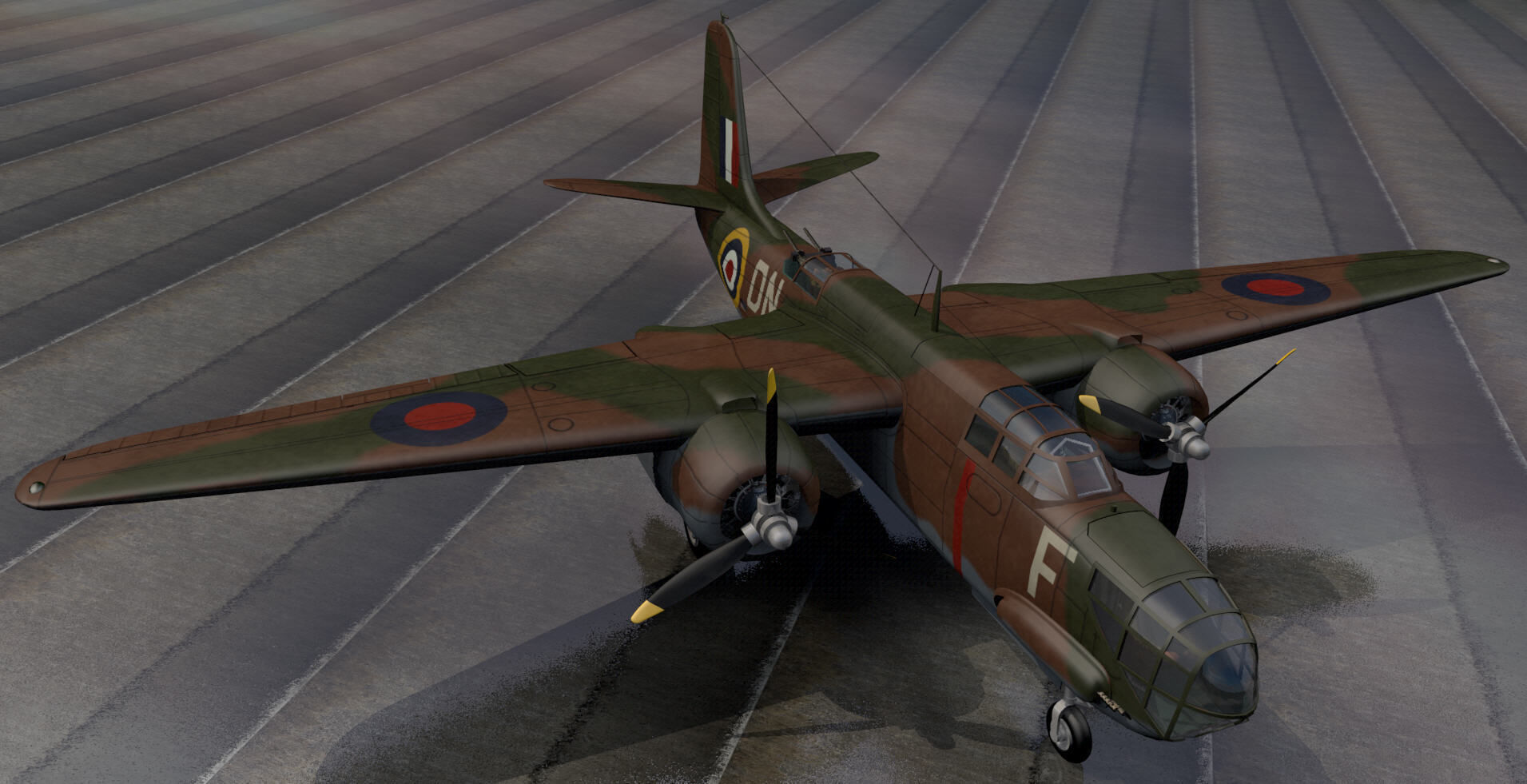 Douglas Boston Mk-3 - A-20B 3D model_6