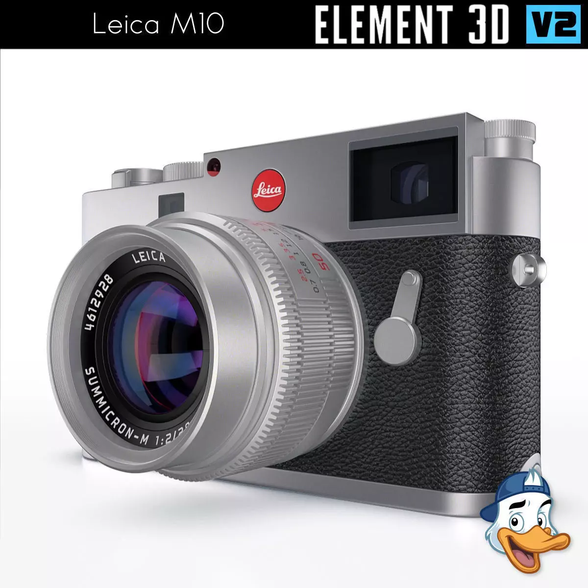 Leica M10 for Element 3D 3D model_0