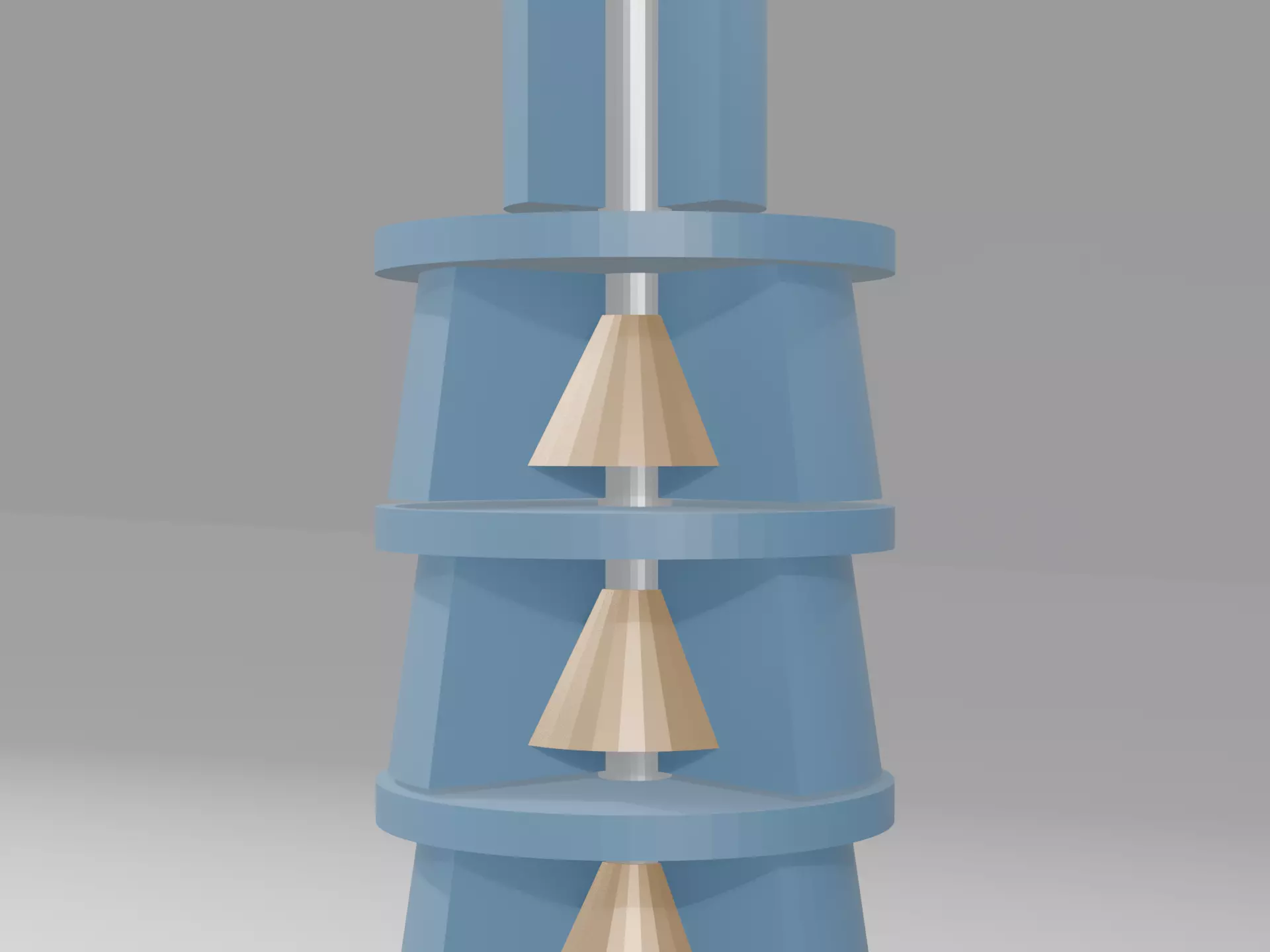 Vertical Turbine Pump Teaching Model with Cutaway VS1 Type 3D print model