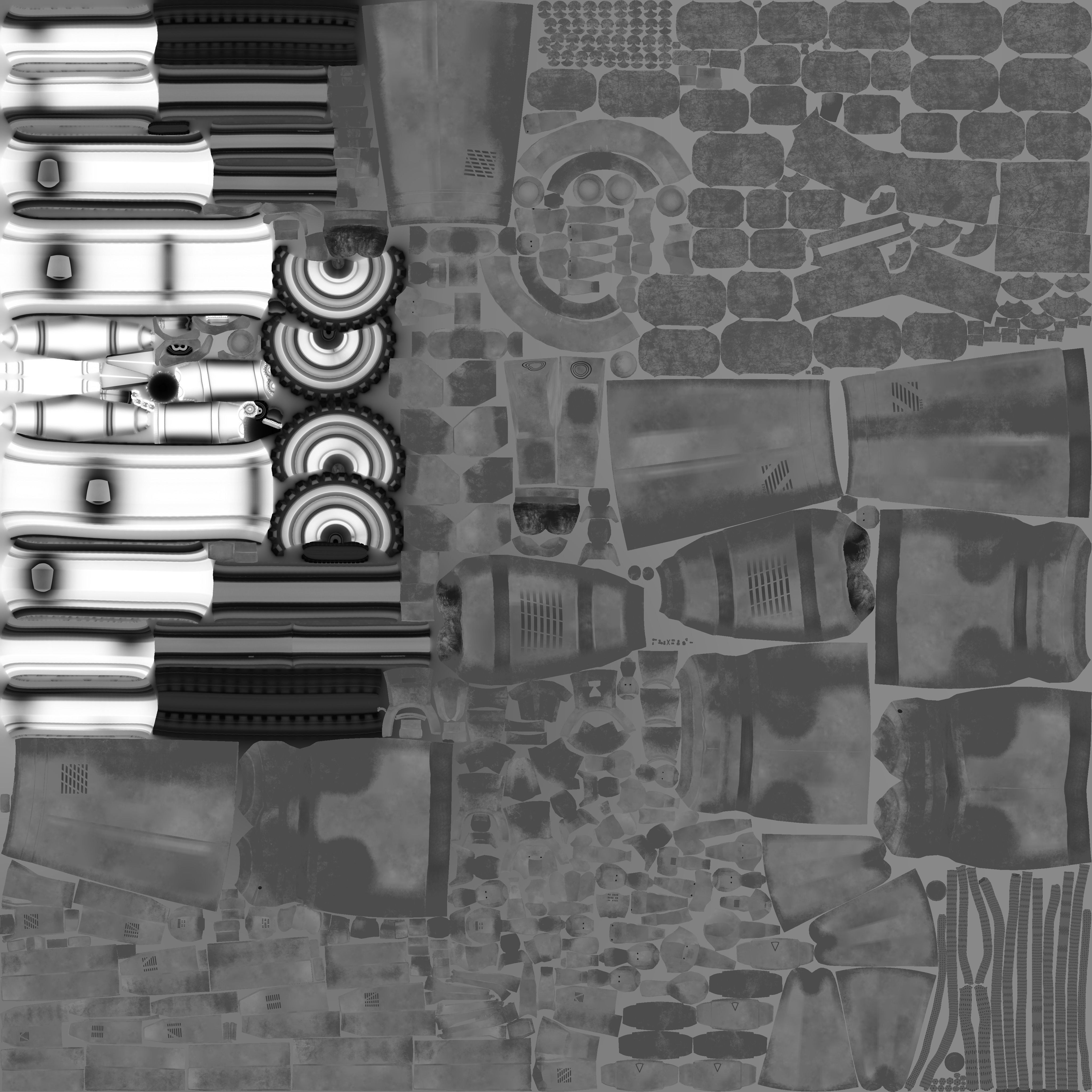 Robotic Arm Prosthetics Low-poly 3D model_4