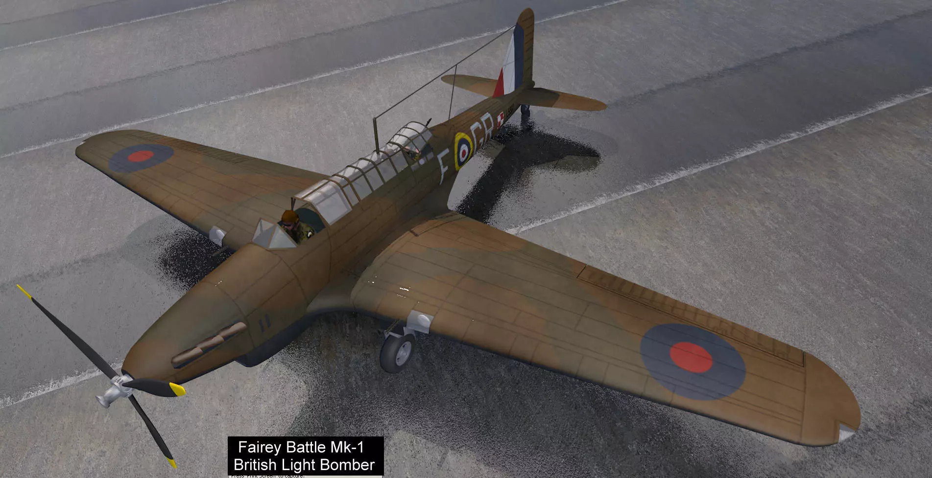 Fairey Battle Mk-1 3D model