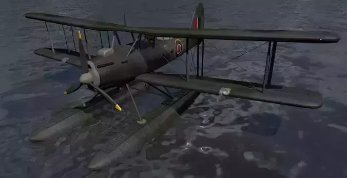 Fairey Seafox Mk-1 3D model