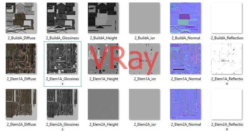 Medieval house A PBR Low-poly 3D model_12