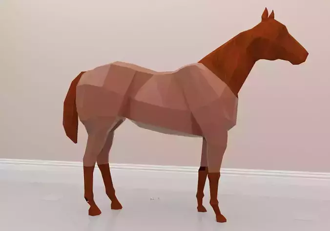 Horse polygonal