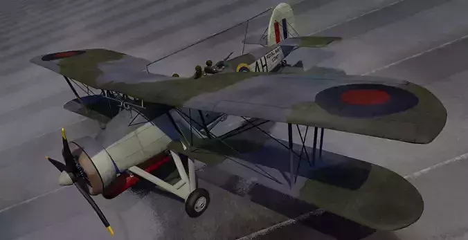 Fairey Swordfish Mk-1 3D model