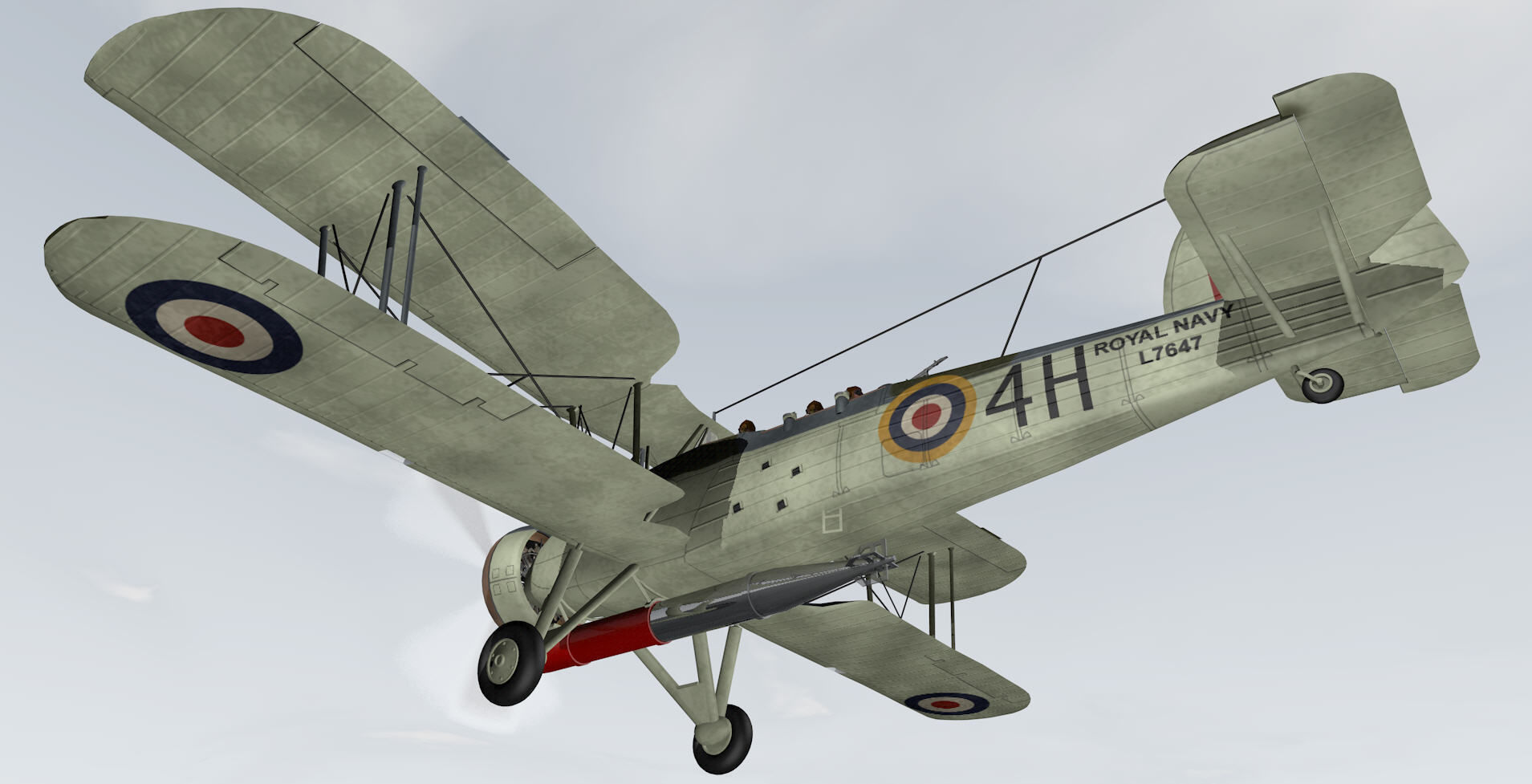 Fairey Swordfish Mk-1 3D model_11