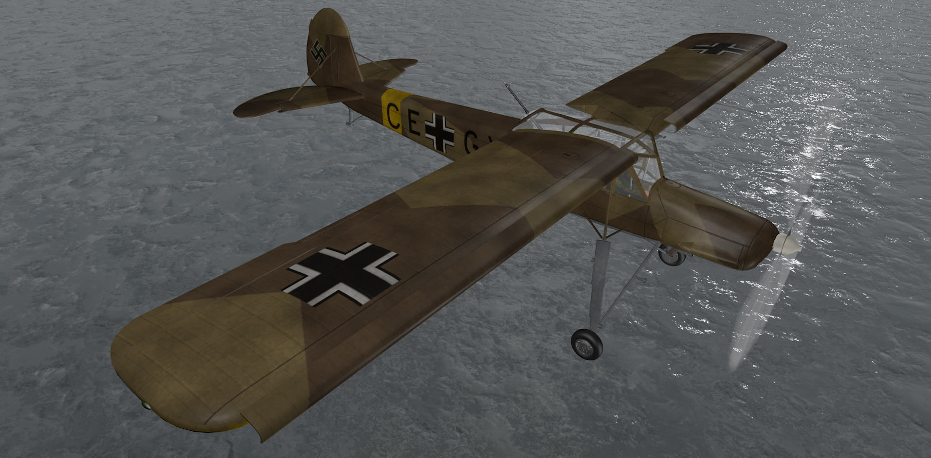 Fieseler Fi-156C-3 Storch 3D model_9