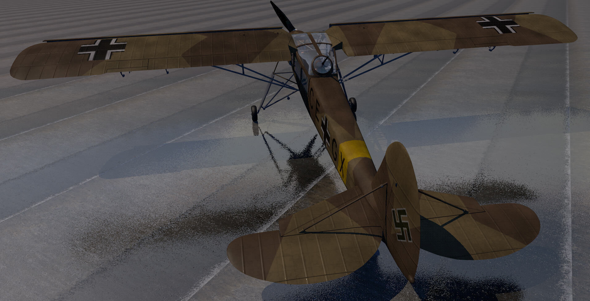 Fieseler Fi-156C-3 Storch 3D model_5