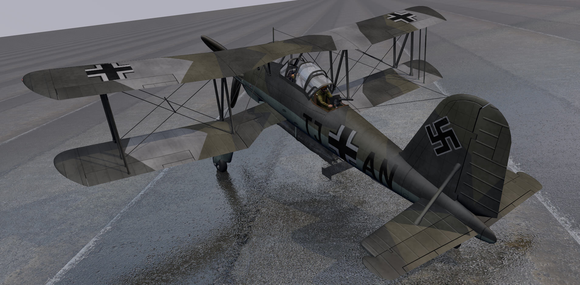 Fieseler Fi-167 Pavla 3D model_1