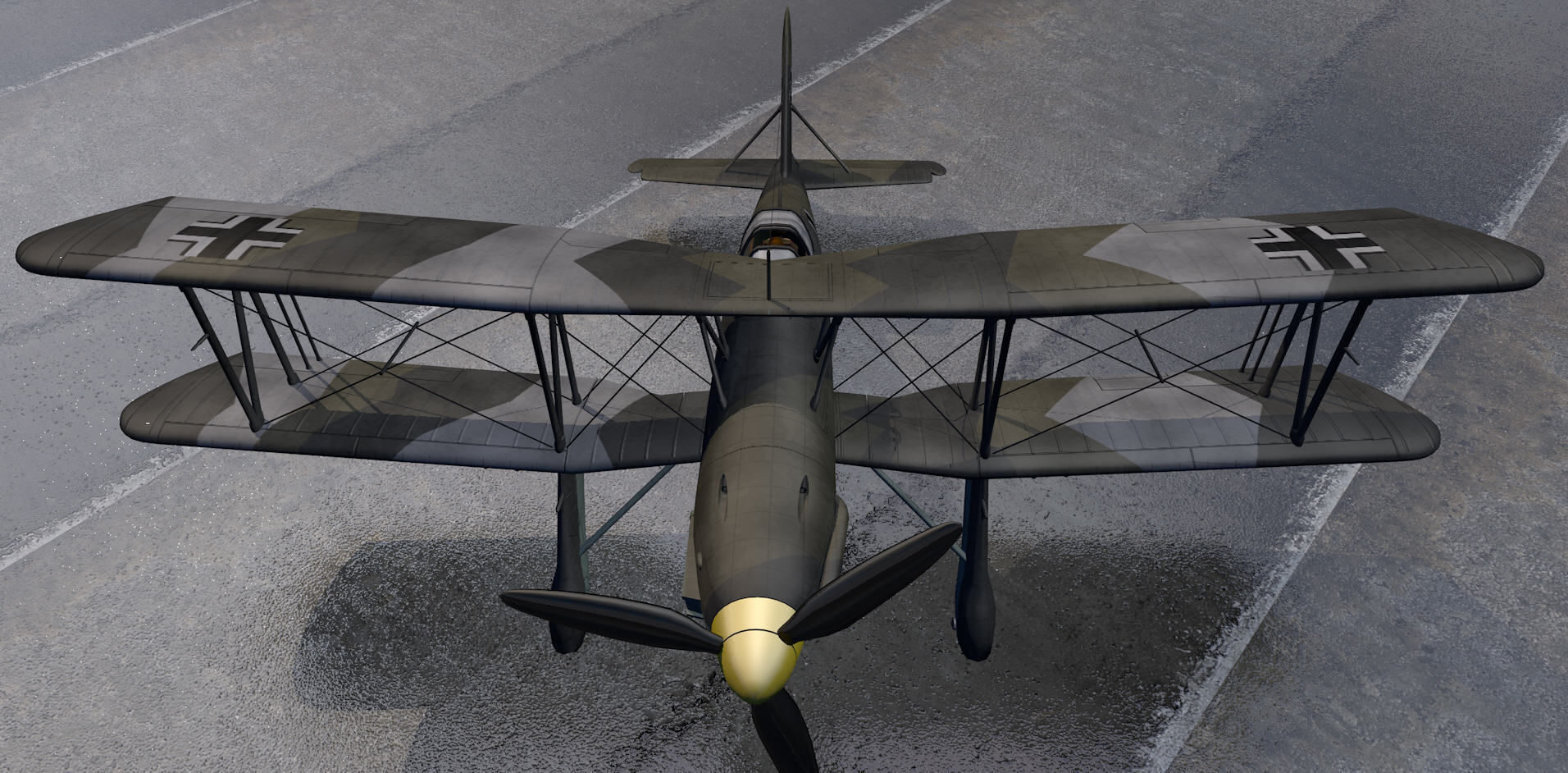 Fieseler Fi-167 Pavla 3D model_6