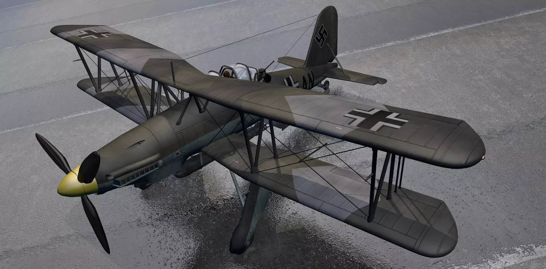 Fieseler Fi-167 Pavla 3D model_0