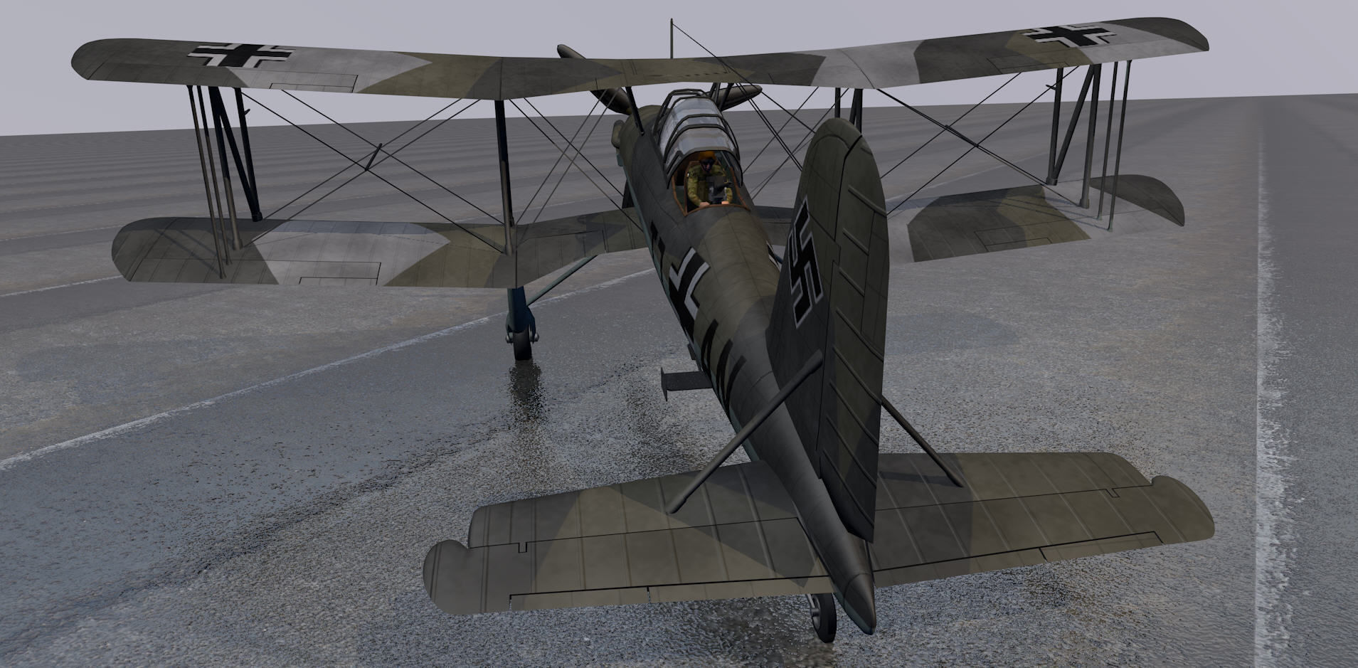 Fieseler Fi-167 Pavla 3D model_3