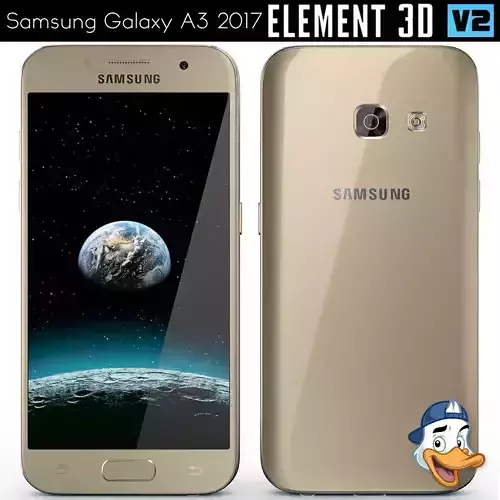 Samsung Galaxy A3 2017 for Element 3D
