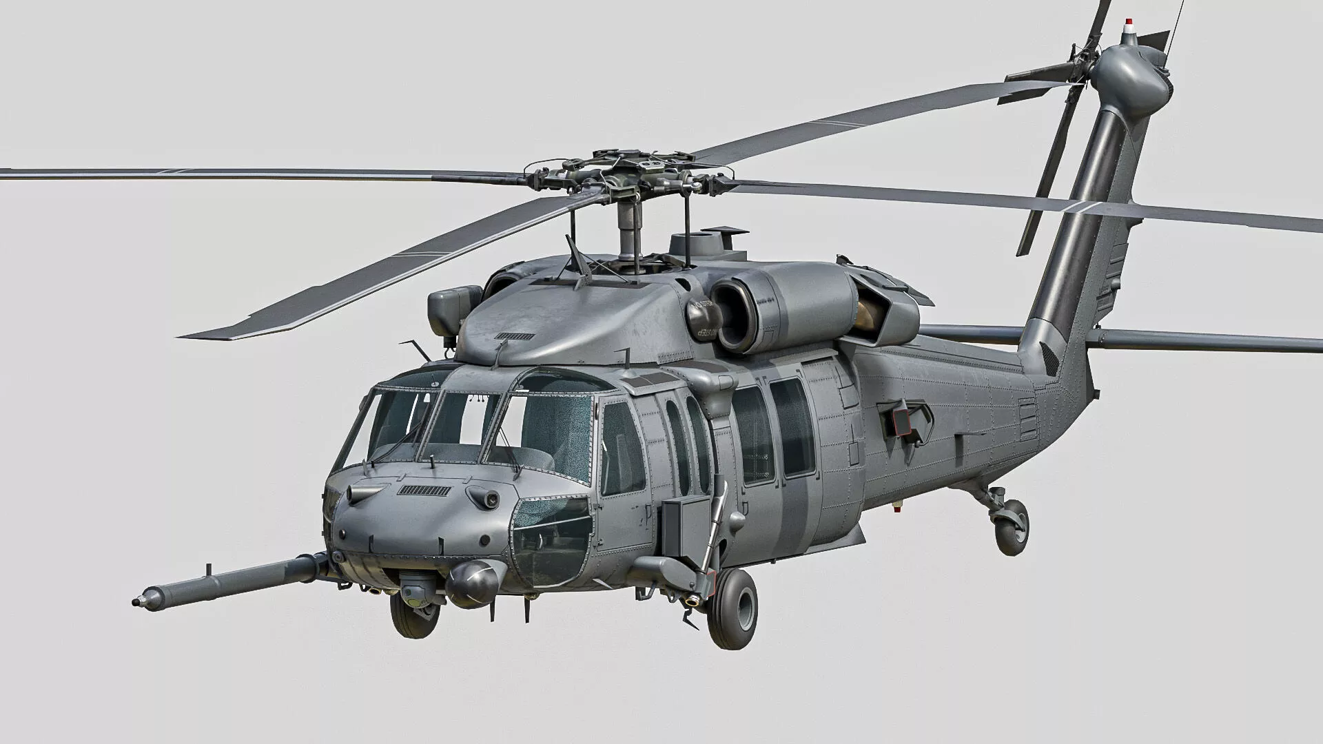 Sikorsky HH60 Pave Hawk Low-poly 3D model