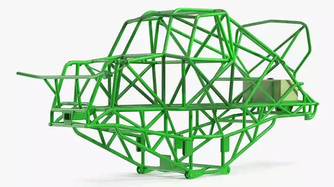 Reinforced Monster Truck Tube Frame 3D model