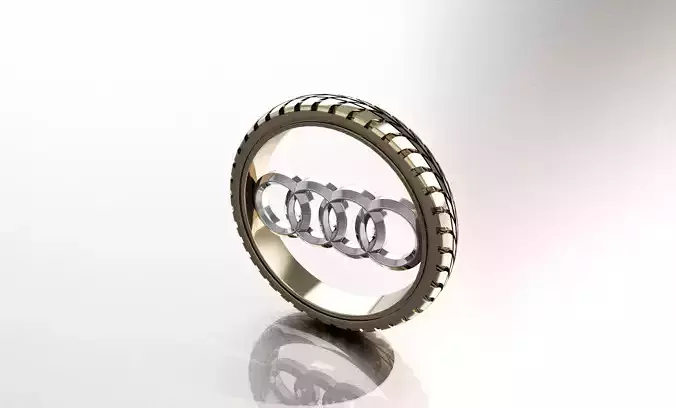 Audi logo pendant  3D print model