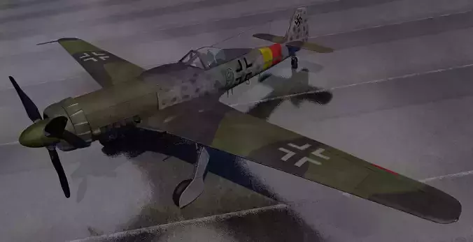 Focke-Wulf Ta-152H-1 3D model