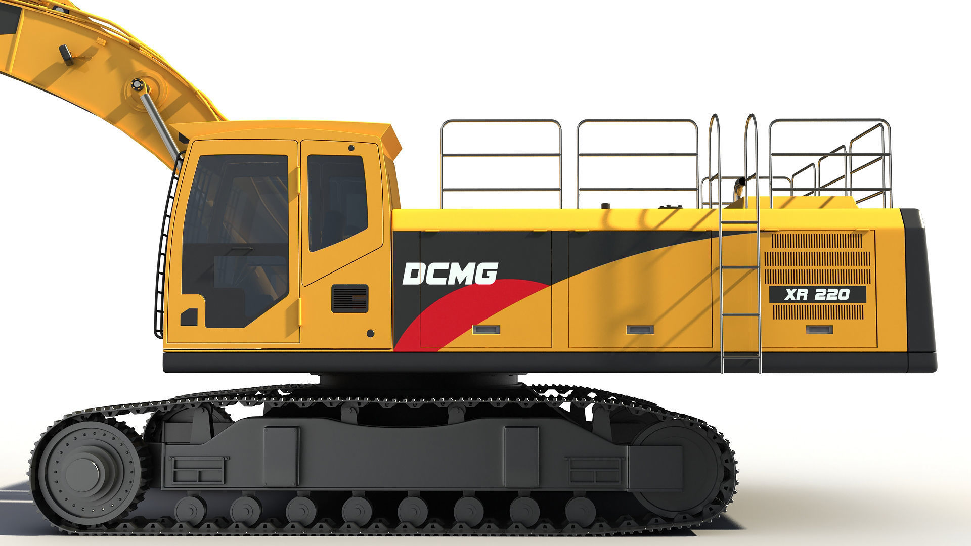 Excavator 3D model_7