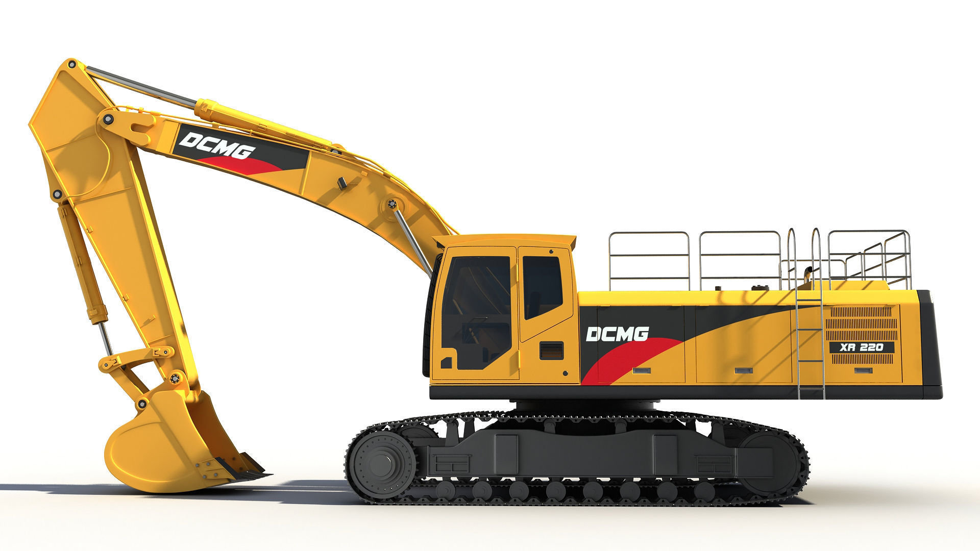 Excavator 3D model_1