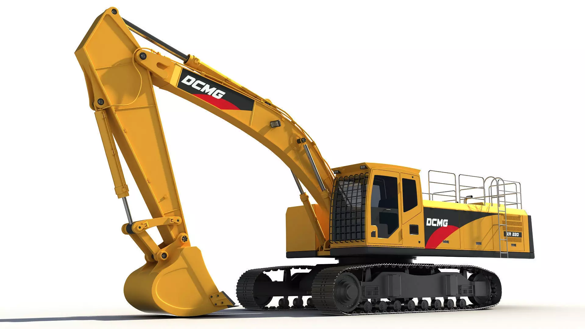 Excavator 3D model_0