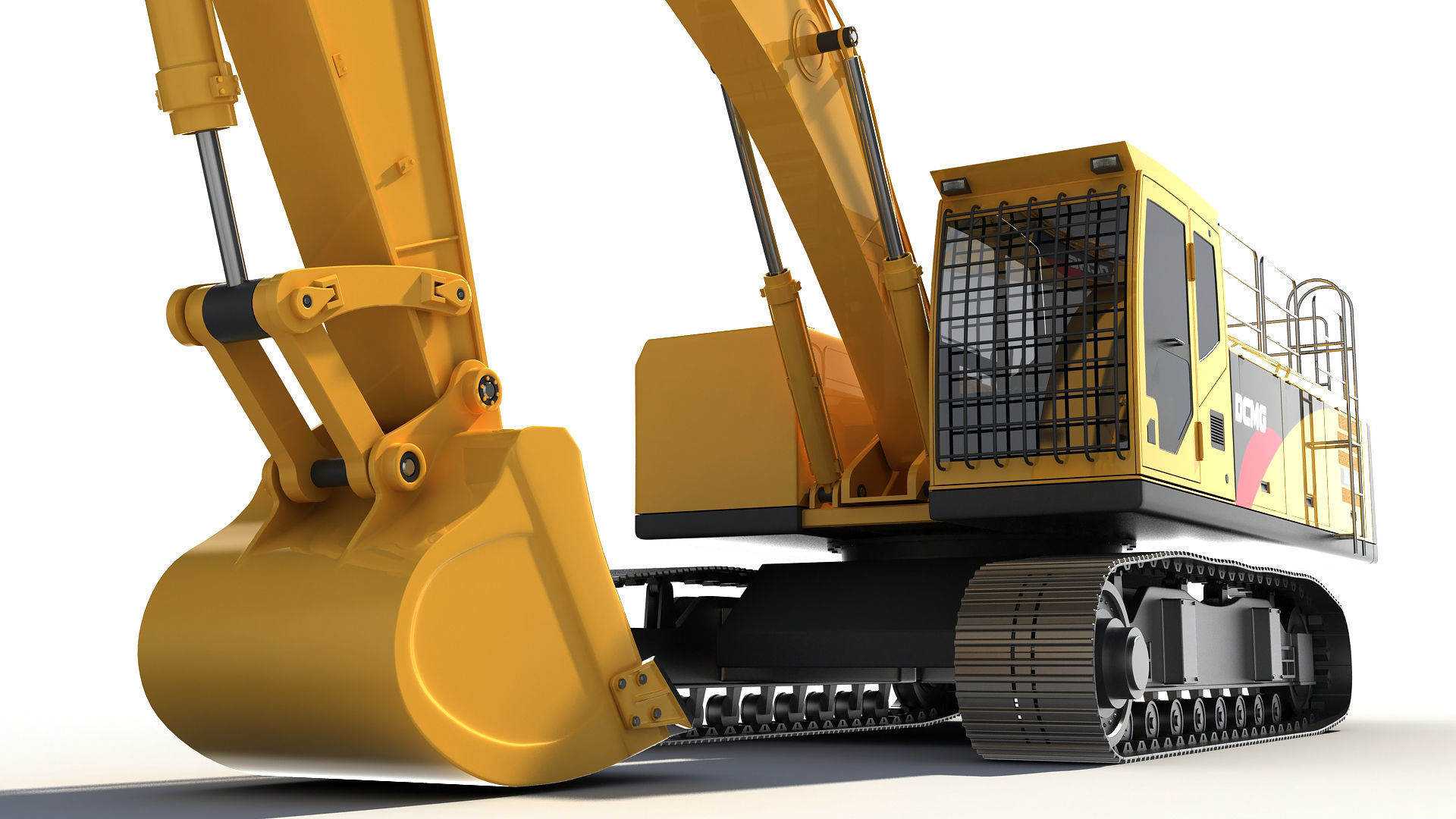 Excavator 3D model_5