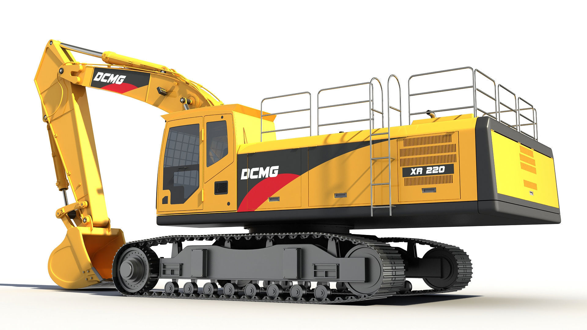 Excavator 3D model_2