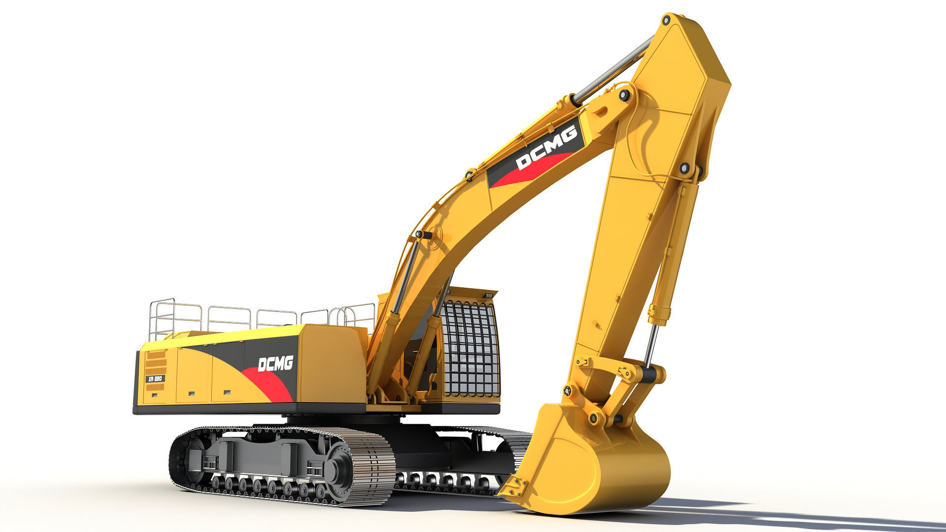 Excavator 3D model_3