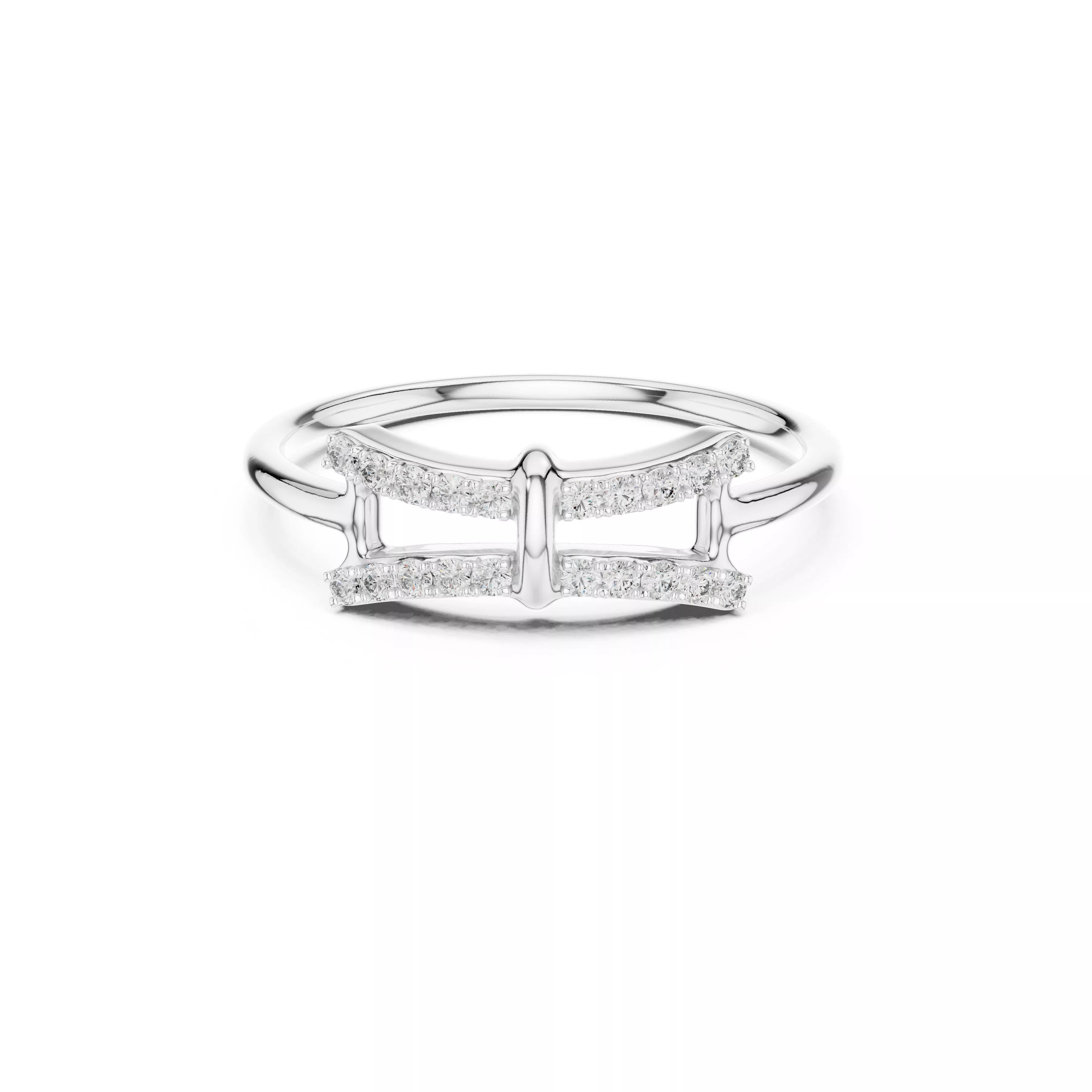 Premium Special Custom Diamond Ring Gold Band CAD Files 50 3D print model