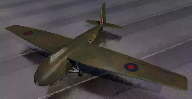 General Aircraft GAL-49 Hamilcar 3D model