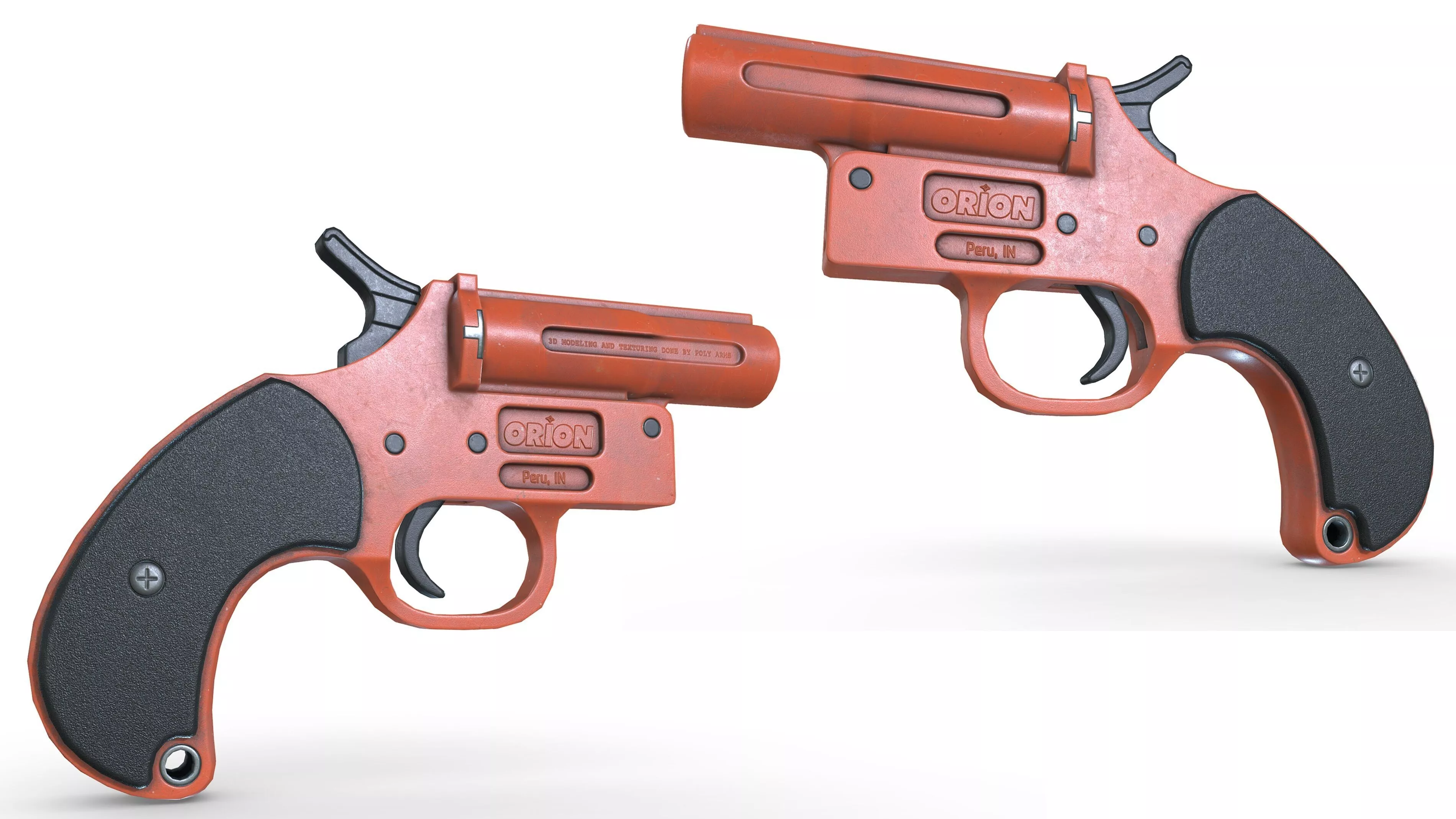 Orion Flare Gun Low-poly 3D model