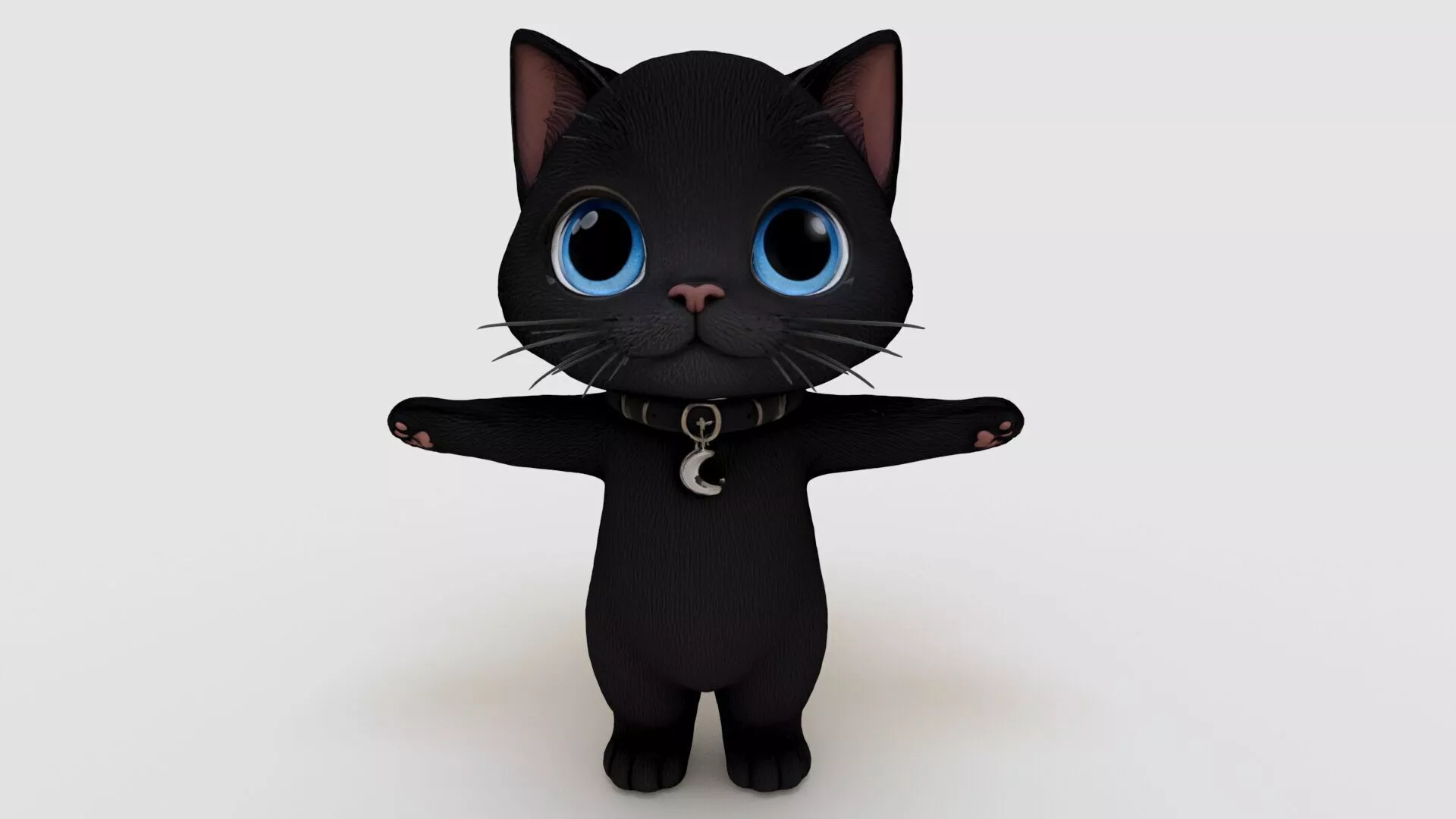 CUTE CAT 3D MODLE 3D model