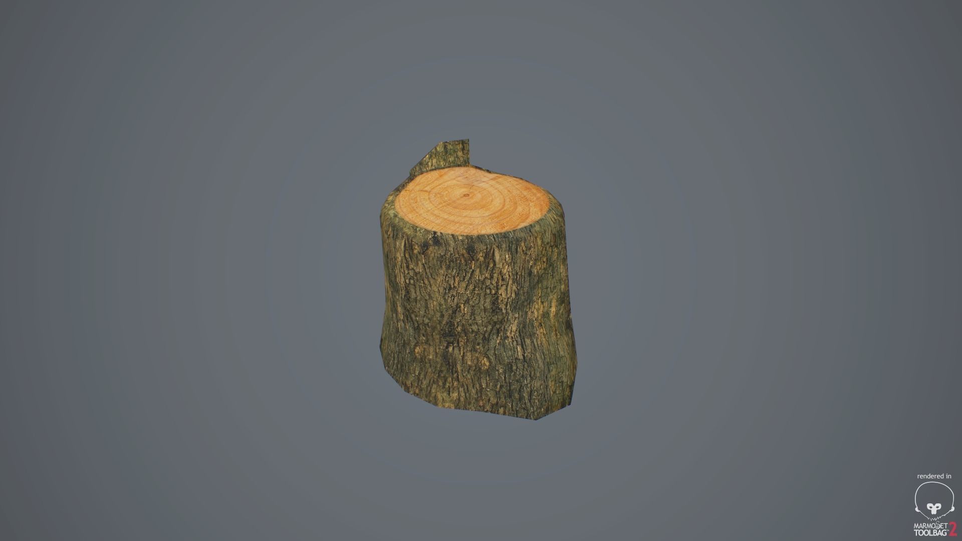Stump free 3d model Free low-poly 3D model