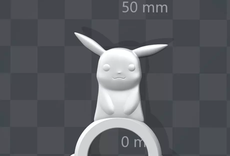 Pokemon Fidget Spinner Pikachu 3D print model_0