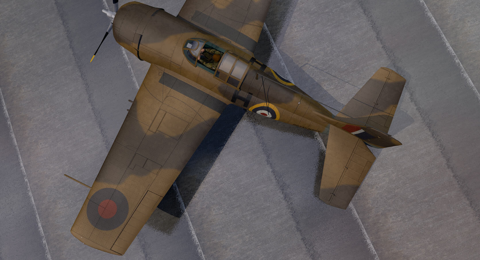 Grumman Martlet Mk-2 - RN 3D model_6