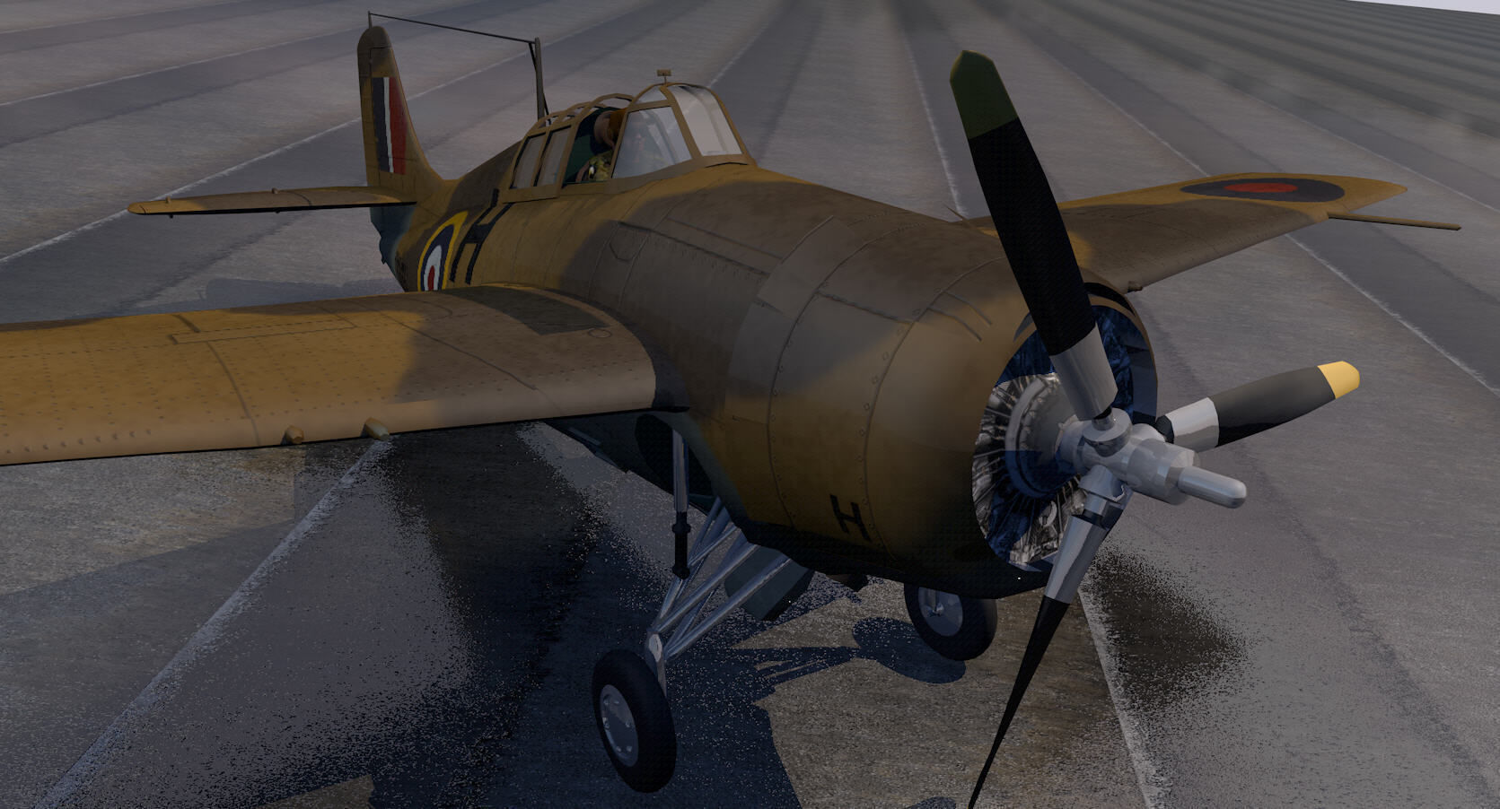 Grumman Martlet Mk-2 - RN 3D model_5