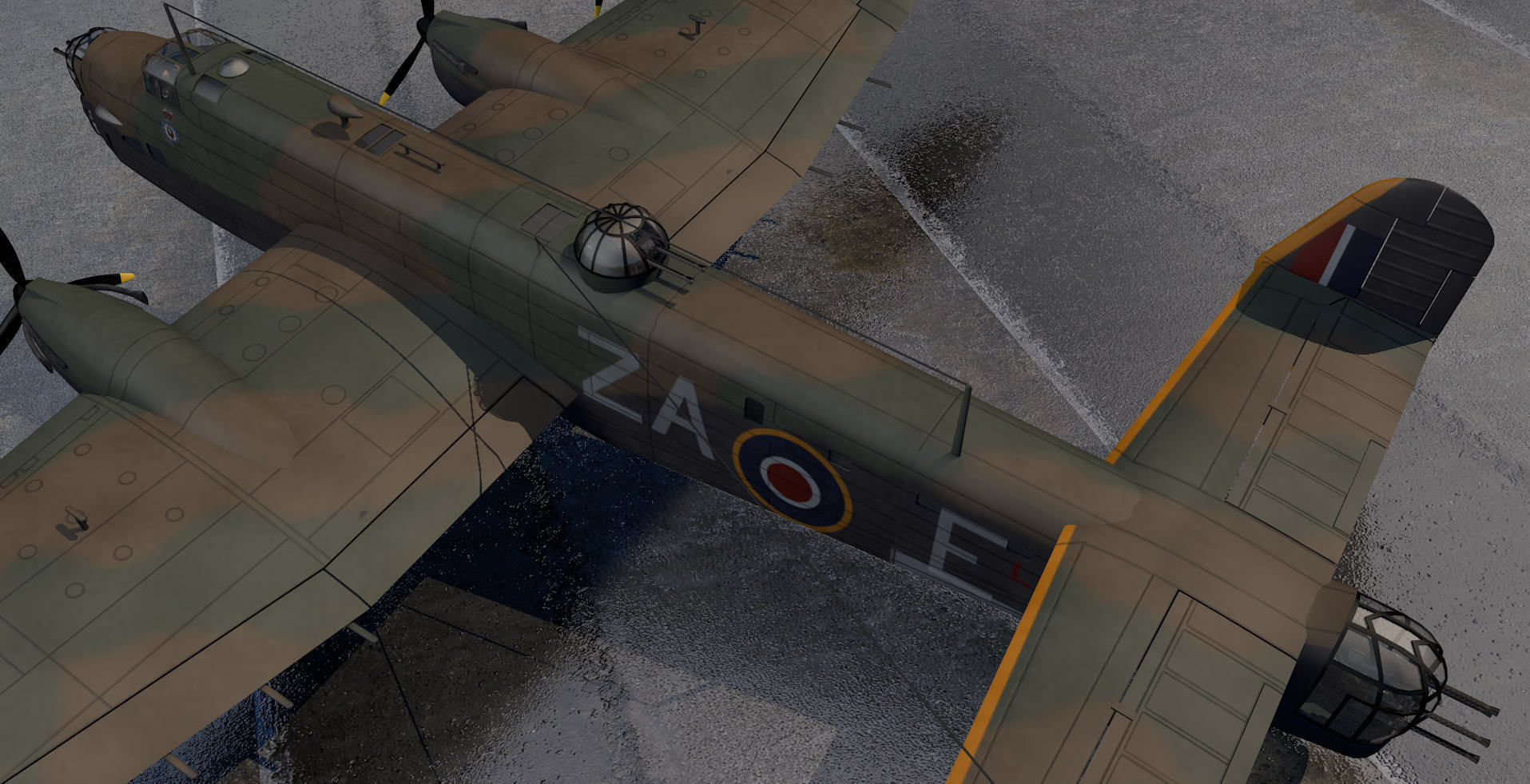 Handley Page Halifax Mk-2 3D model_4
