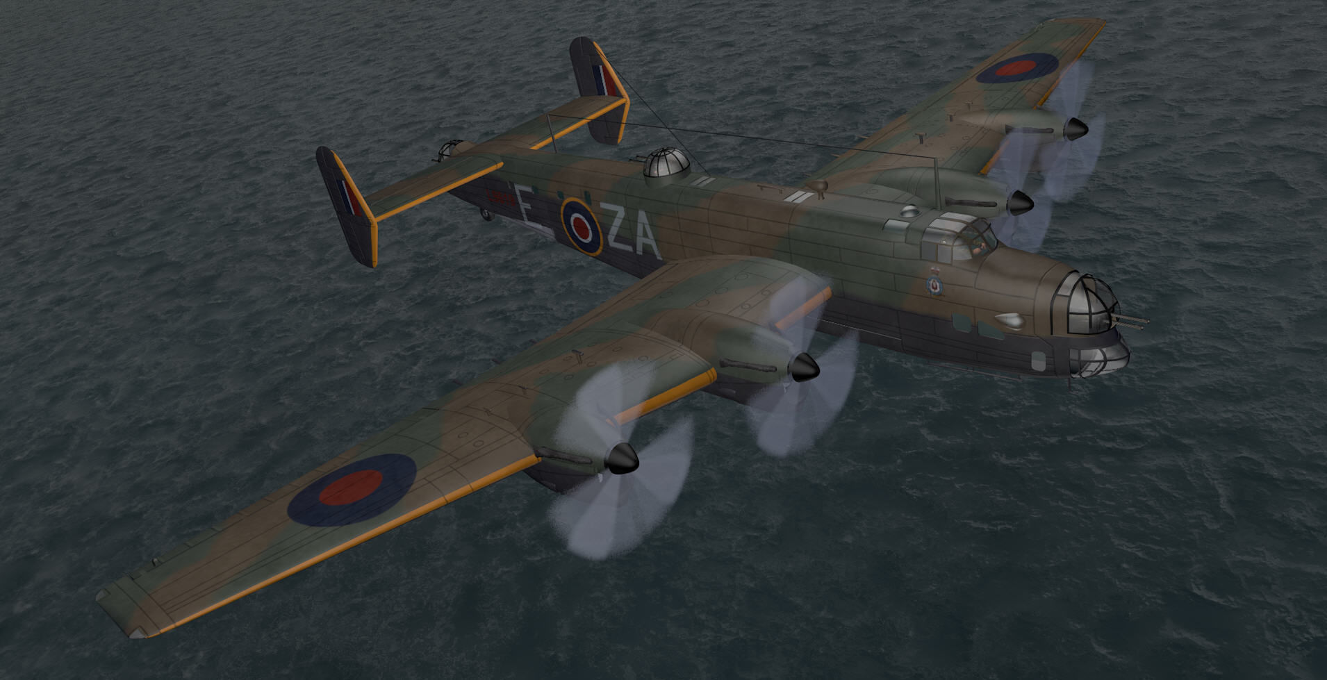 Handley Page Halifax Mk-2 3D model_8