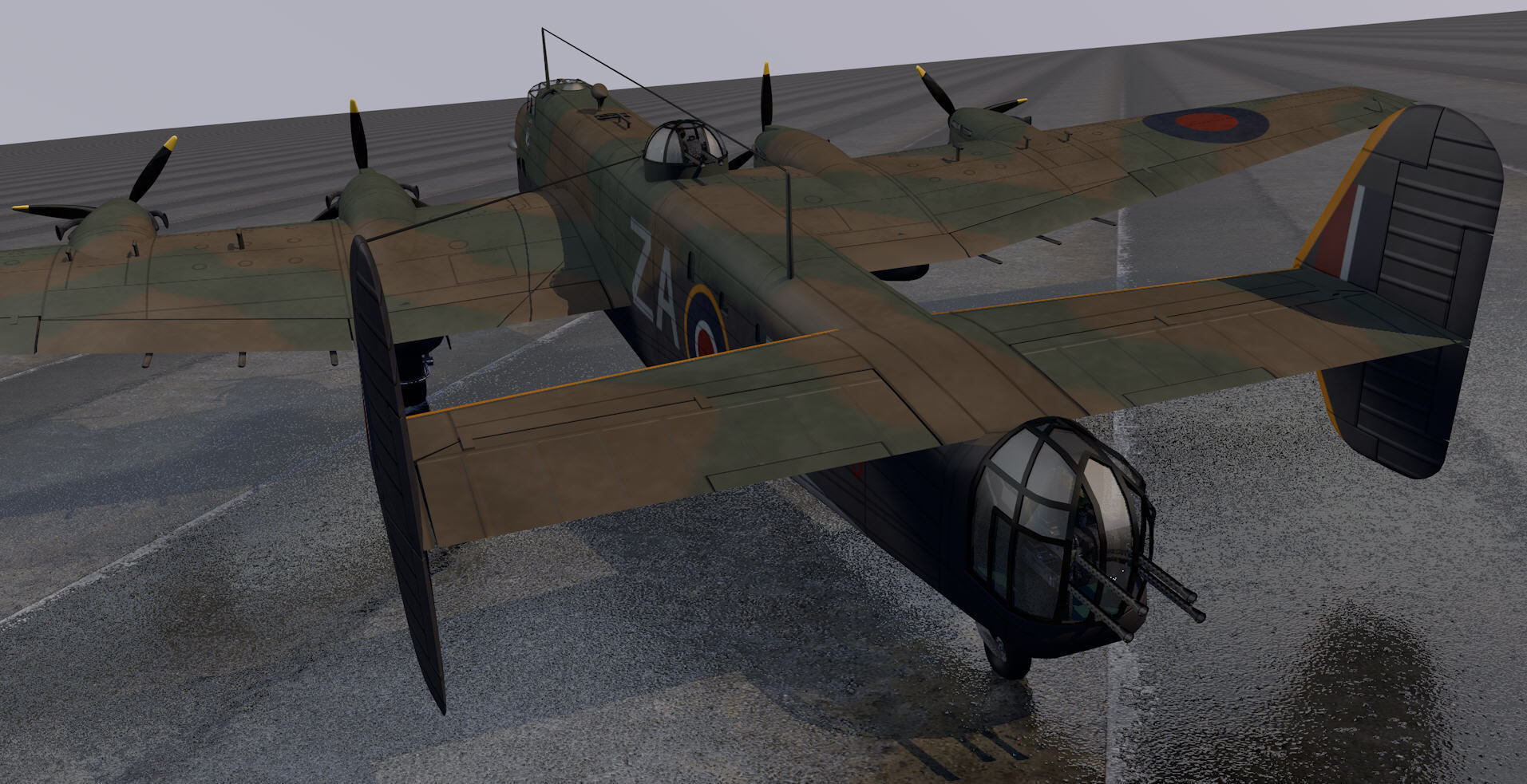 Handley Page Halifax Mk-2 3D model_7