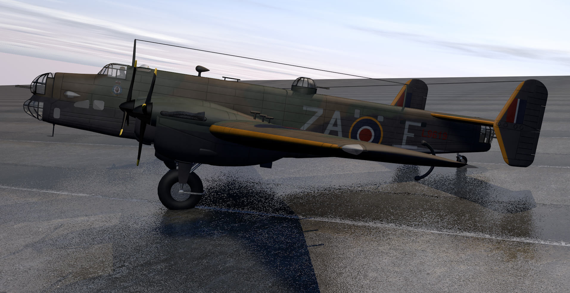 Handley Page Halifax Mk-2 3D model_6