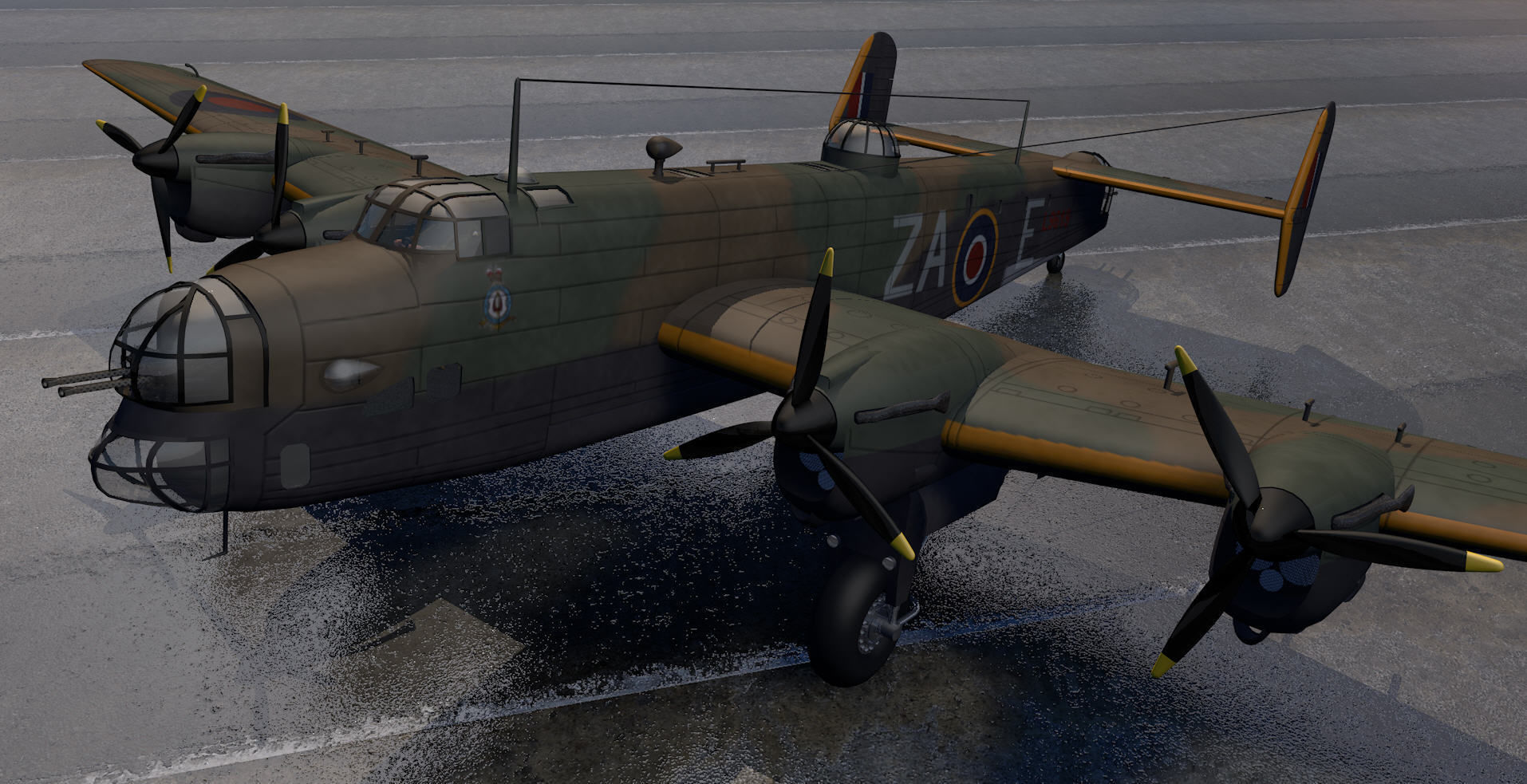 Handley Page Halifax Mk-2 3D model_2