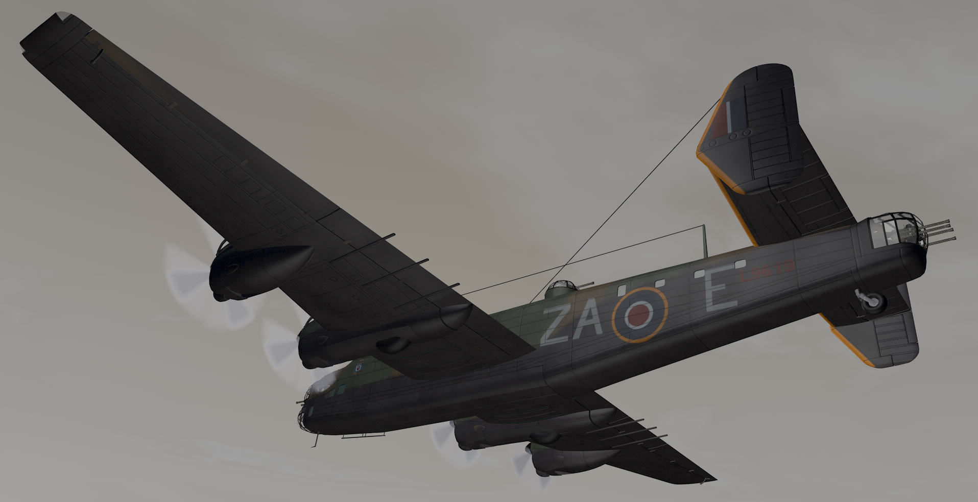 Handley Page Halifax Mk-2 3D model_10