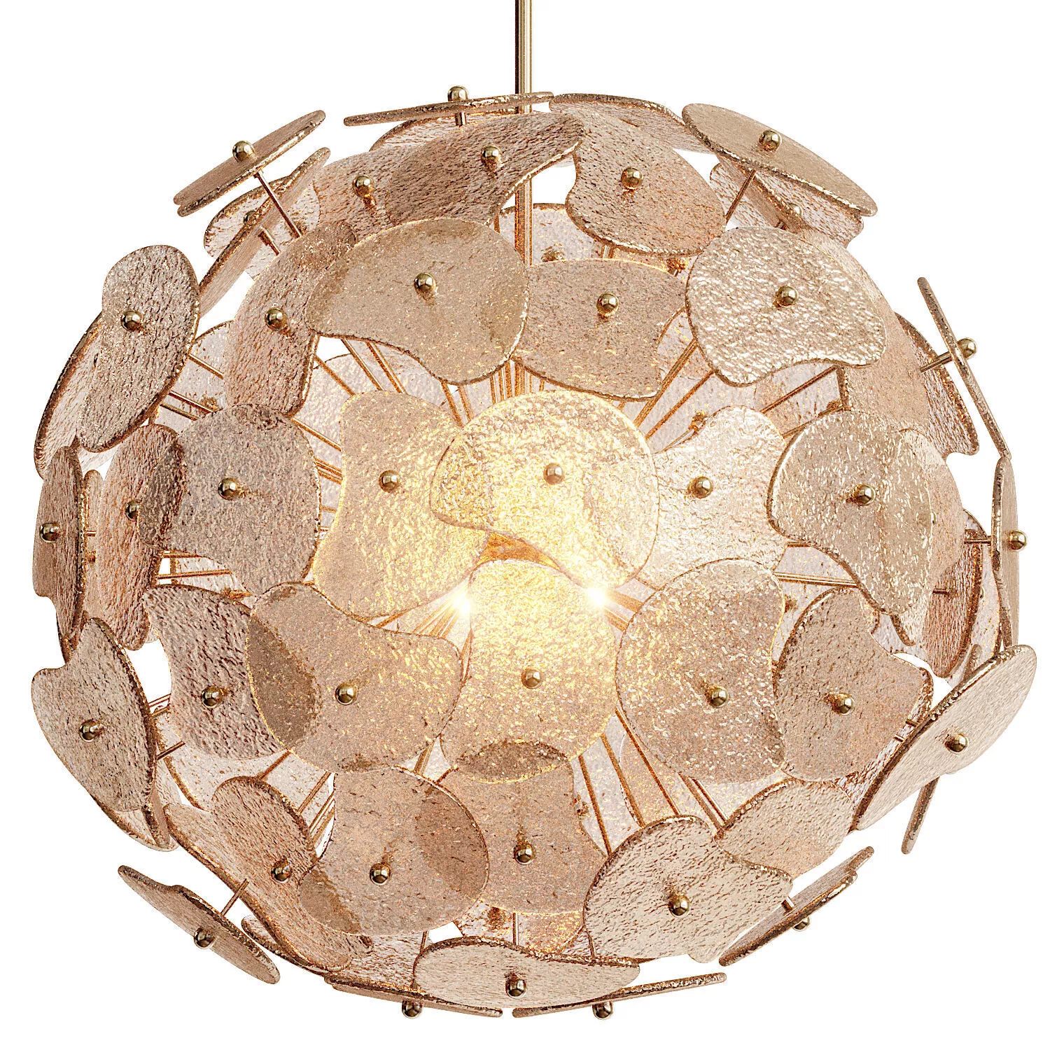 Eline Textured Glass Pendant Light 3D model